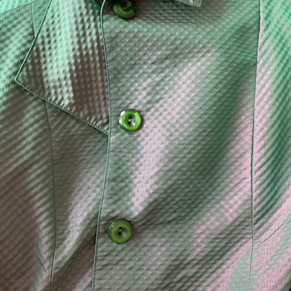 🦚Raincoat💖Holo green and magenta iridescent - Picture 6 of 7